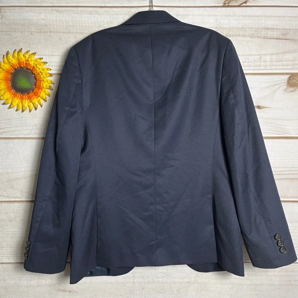 Boys Ralph Lauren Navy Blue‎ Blazer Jacket 14R Classic Style